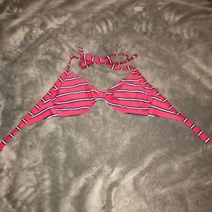 Pink bikini top